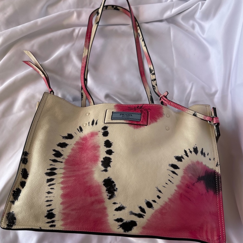 Prada Pink and Cream Women's Bag